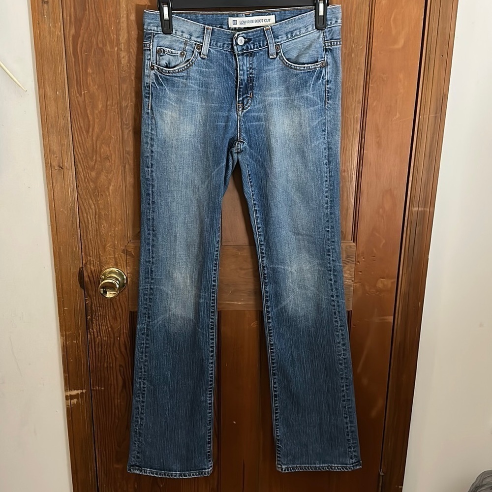 Gap Women’s Low Rise Boot Cut Stretch Size 8 Long